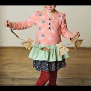 Matilda Jane toddler dress, deer & trees, 12-18 mo